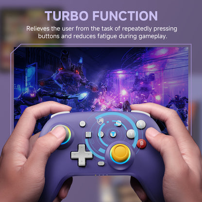 Wireless Controller for Nintendo Switch Oled/Switch/Lite, Wake-Up, Turbo, 6-Axis Gyro, Programmable for PC/Phone