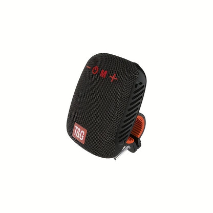 Outdoor Cycling Portable Speaker, a Compact Wireless Speaker for Cycling, Features IPX5 and TWS Capabilities. It Supports FM, TF Cards and USB Drives