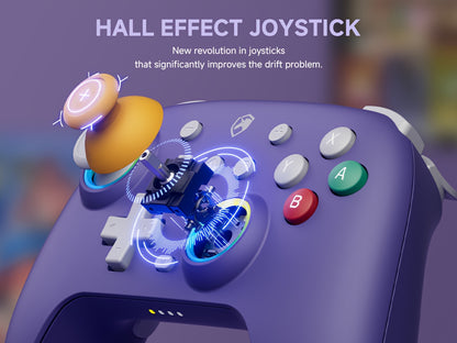 Wireless Controller for Nintendo Switch Oled/Switch/Lite, Wake-Up, Turbo, 6-Axis Gyro, Programmable for PC/Phone