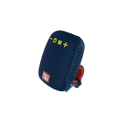 Outdoor Cycling Portable Speaker, a Compact Wireless Speaker for Cycling, Features IPX5 and TWS Capabilities. It Supports FM, TF Cards and USB Drives