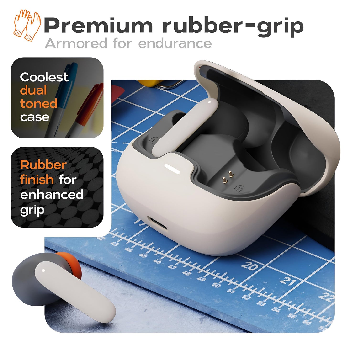 TWS Wireless Earbuds BT 5.4 Low Latency Long Range Earphones Microphone Noise Reduction Fast Charging Game Mode Play Game Listen Music Headset