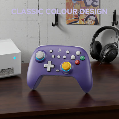 Wireless Controller for Nintendo Switch Oled/Switch/Lite, Wake-Up, Turbo, 6-Axis Gyro, Programmable for PC/Phone